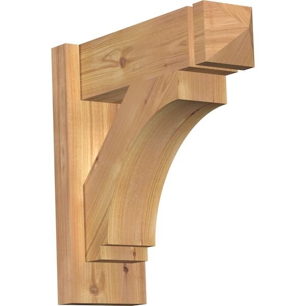 Ekena Millwork Imperial Smooth Arts and Crafts Outlooker, Western Red Cedar, 5 1/2"W x 16"D x 16"H OUT06X16X16IMP03SWR - main